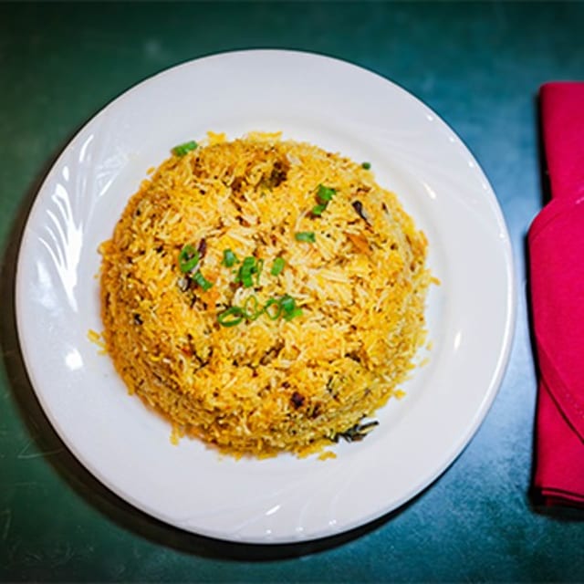 Shrimp Biryani.